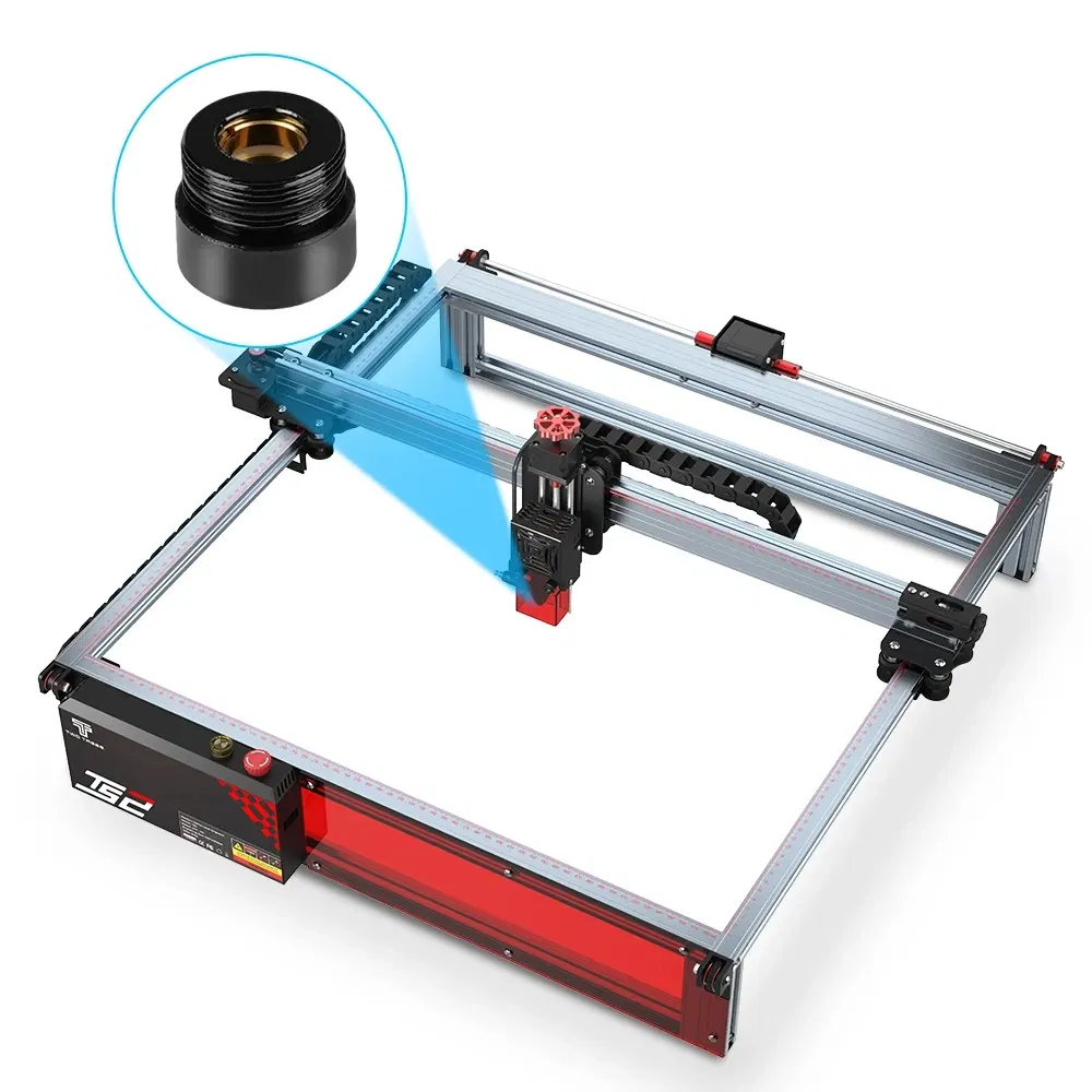 Color: Blue - Twotrees 80w Laser Enagraver Lens Replacement Lens For TTS-55 PRO/TTS-10 PRO/TTS-20 PRO/TS2-10W/TS2-20W Laser Engraving Machine