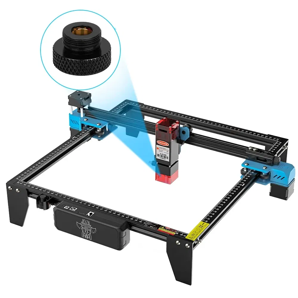 Color: Blue - Twotrees 80w Laser Enagraver Lens Replacement Lens For TTS-55 PRO/TTS-10 PRO/TTS-20 PRO/TS2-10W/TS2-20W Laser Engraving Machine
