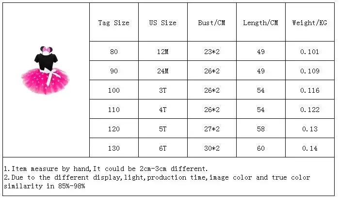 Color: Yellow, Size: XXS - Cartoon Mickey Minnie Mouse Kids Short Sleeve Polka Dot Princess Dress 1-6Y Party Baby Girls Clothes Cosplay Costumes