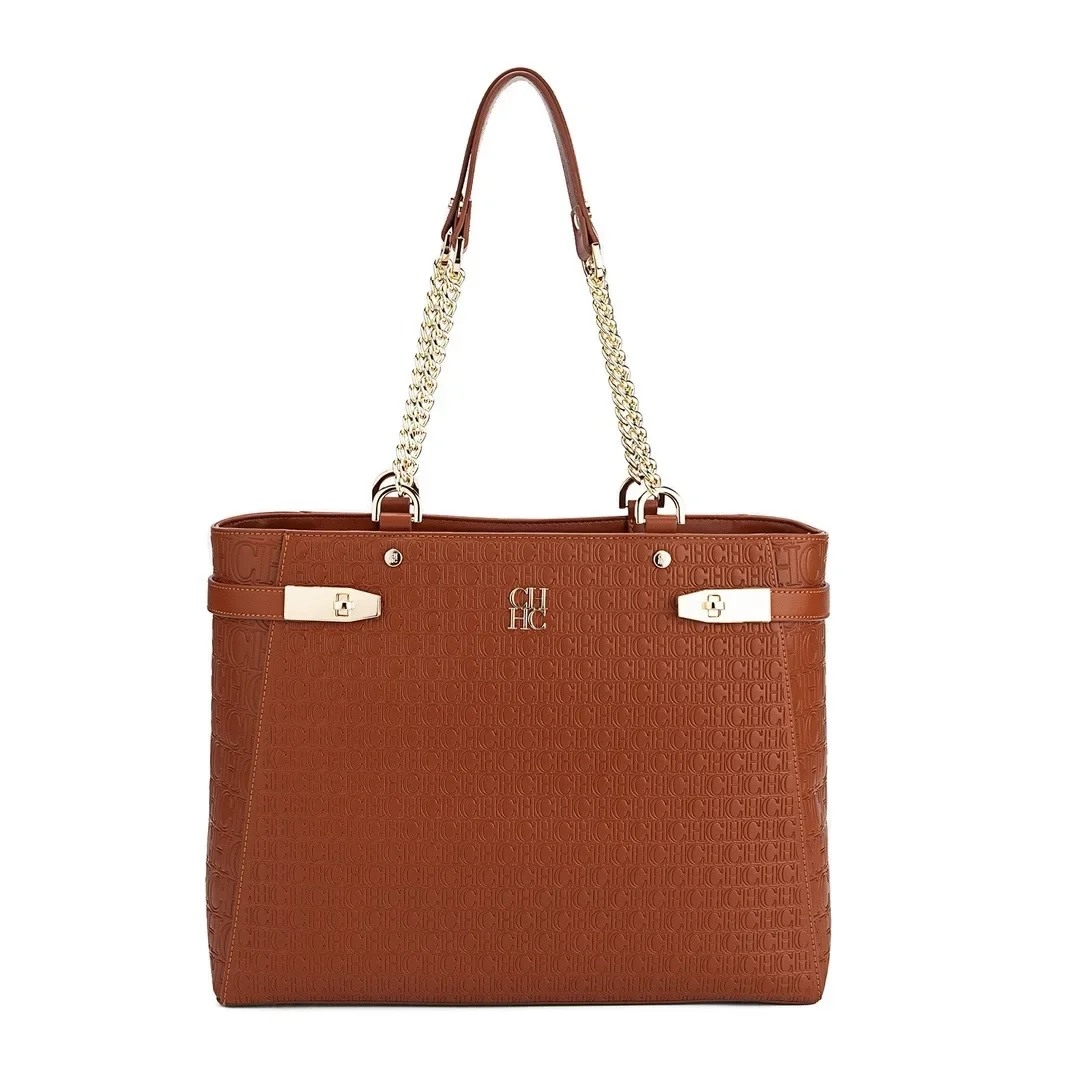 Color: WHITE - 2025 Women Shopper Tote Bag Featuring Fashionable Solid Color Commuter Design And Letter Logo Luxury