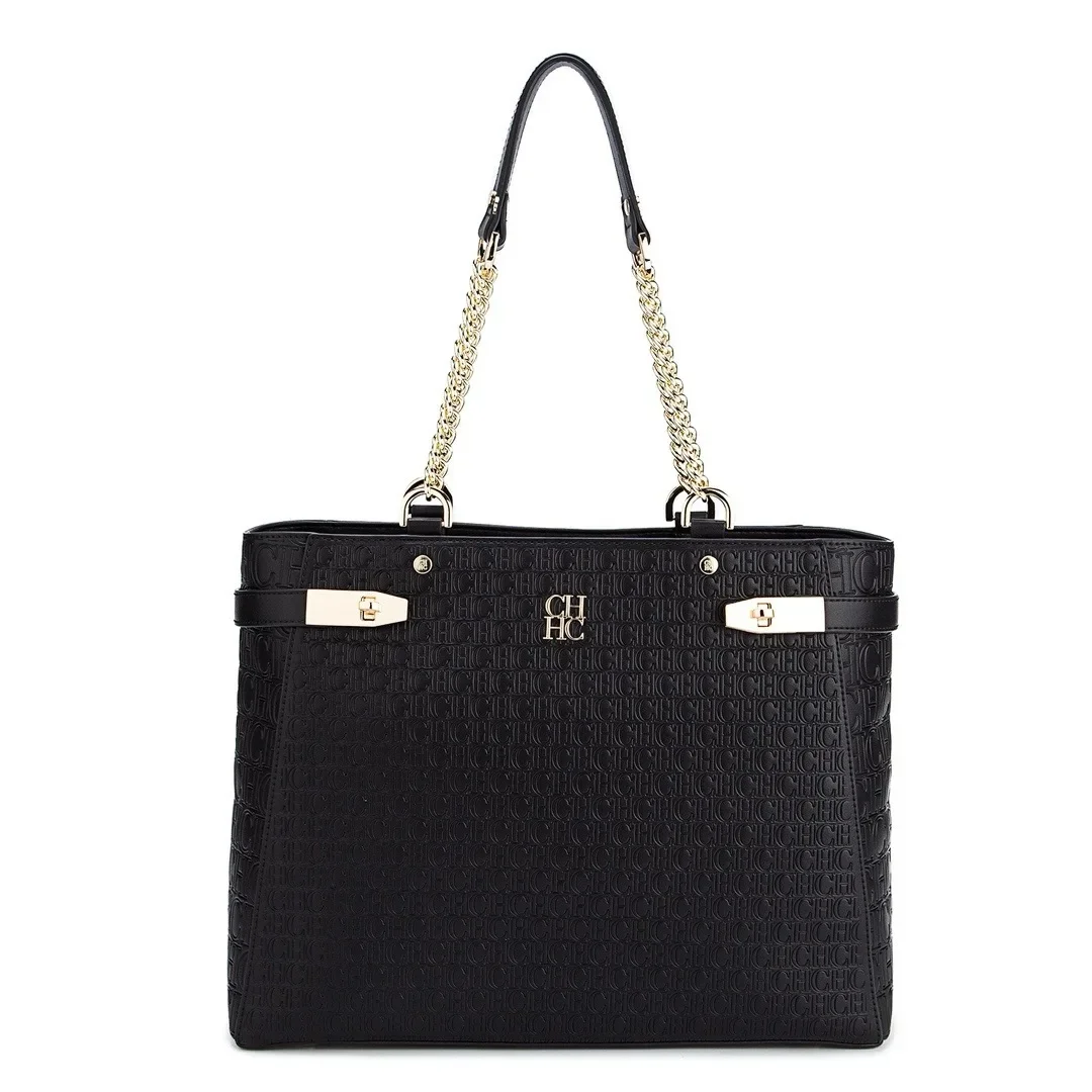 Color: WHITE - 2025 Women Shopper Tote Bag Featuring Fashionable Solid Color Commuter Design And Letter Logo Luxury