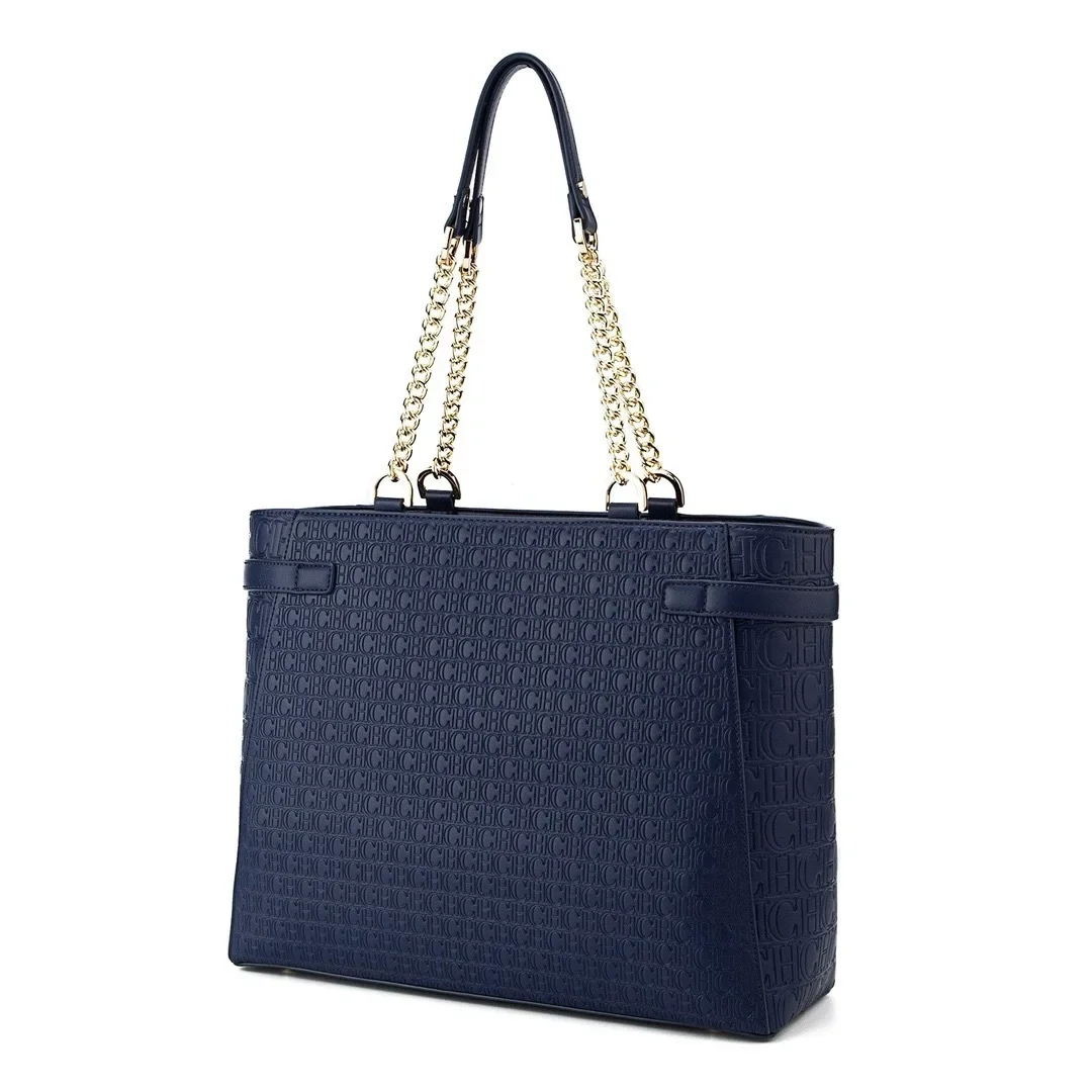 Color: WHITE - 2025 Women Shopper Tote Bag Featuring Fashionable Solid Color Commuter Design And Letter Logo Luxury