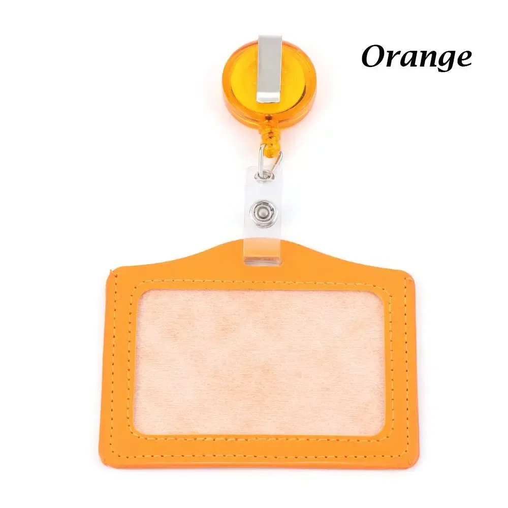 Color: Ivory Gold - Unisex Work Card Holders With Lanyard PU Bank Card Name Credit Card Holders Card Bus ID Holders Identity Badge With Neck Strap
