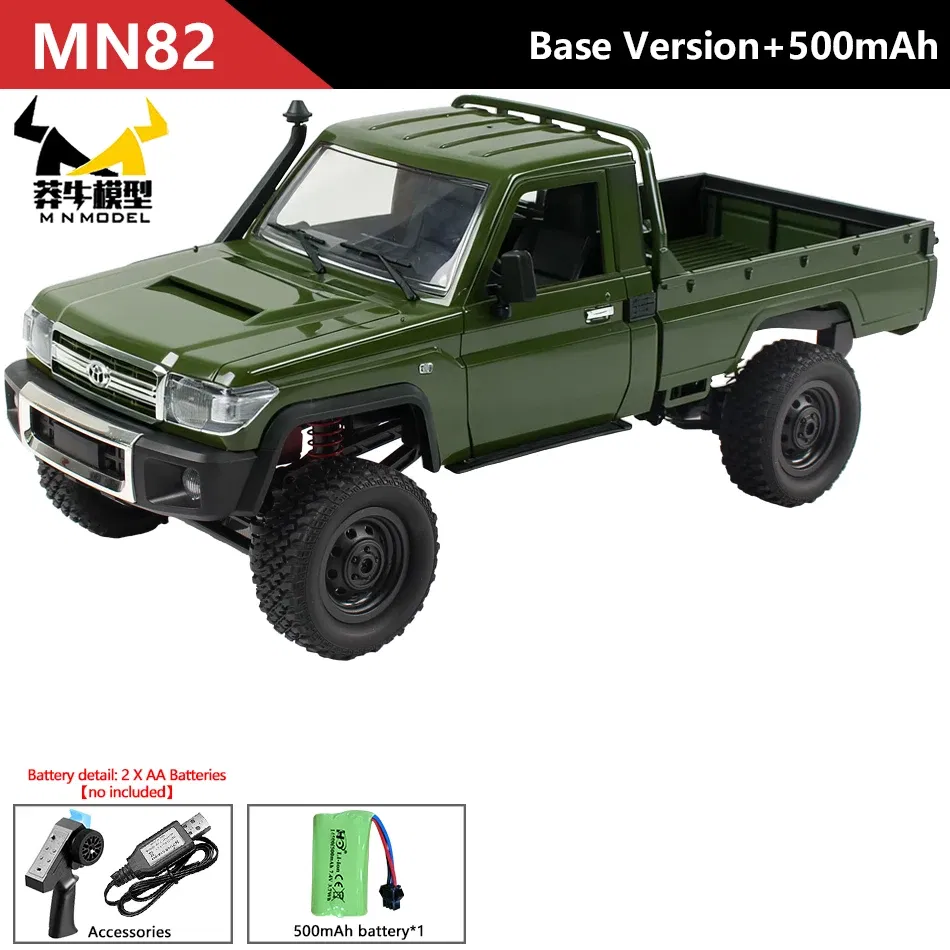 Color: WHITE - MN MODEL 1/12 4x4 2.4G Remote Control Climbing Car Professional LC79 Truck Off-road Vehicle Rock Crawler All Terrain Pickup Toy
