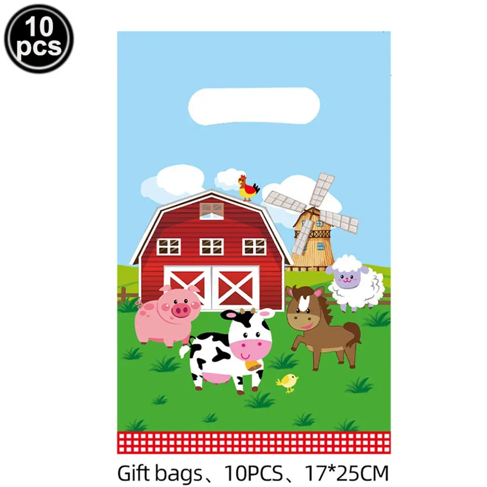 Color: DARK GRAY - Farm House Fun Barnyard Animals Party Supplies Paper Plates Napkins CUps Farm Animals Birthday Party Decoration