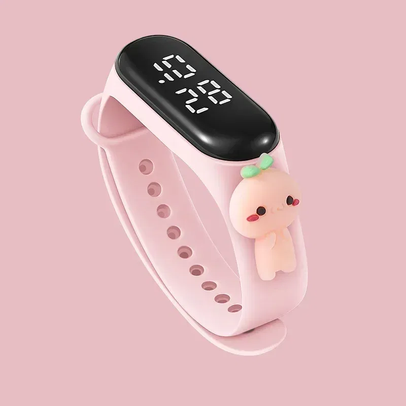 Color: COLOR - Disney Stitch LED Waterproof Kids Digital Watch Spiderman Hulk Children Watch Sports Touch Electronic Kids Gifts