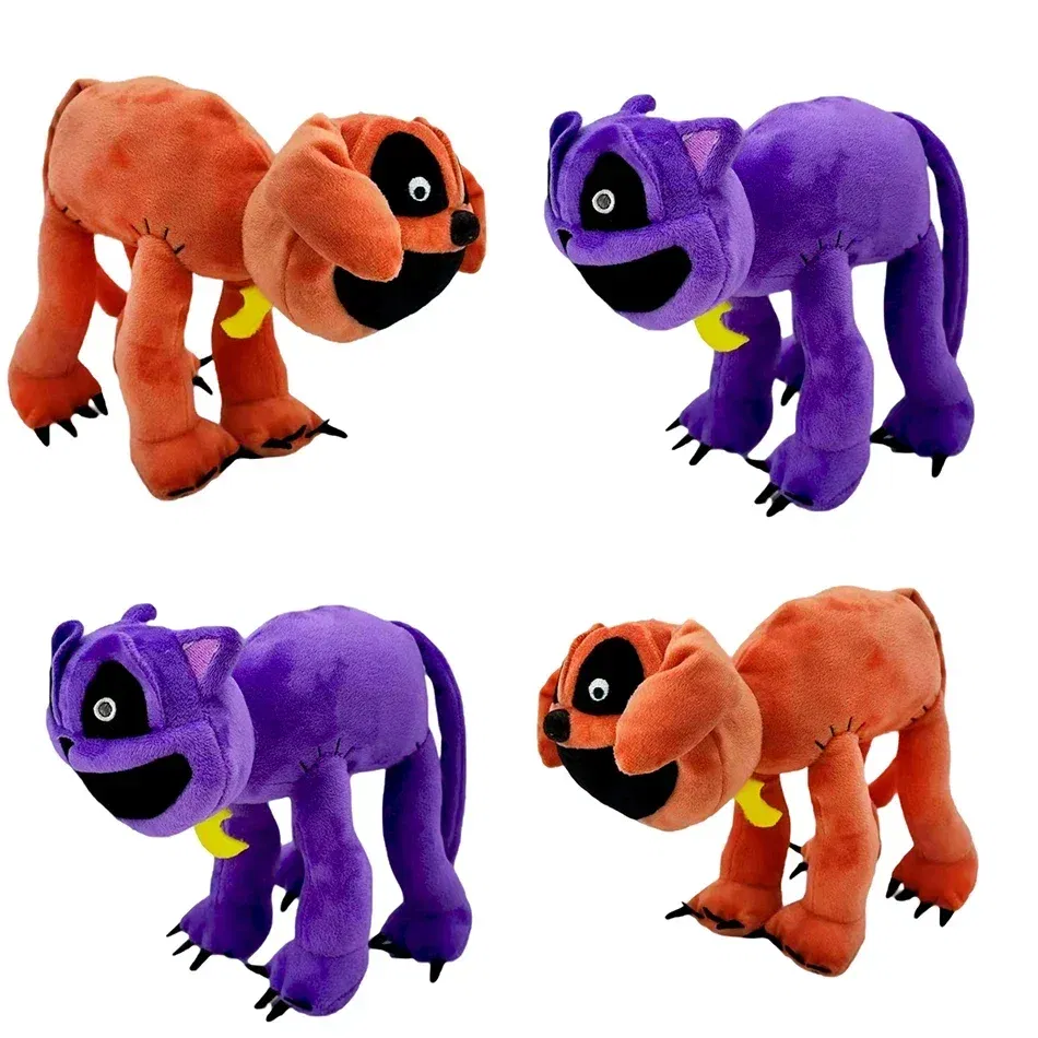 Color: Black - Smiling Critters Plush Toys Catnap Dogday Stuffed Dolls Cartoon Aminal Game Peripherals Plush Toys Kids Birthday Christmas Gifts