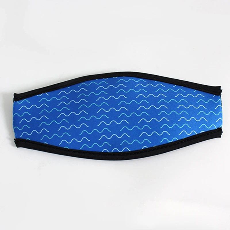 Color: WHITE, Bundle: Bundle 1 - Double-layer back head mask hair care belt snorkeling mask belt commonly used hair care strap diving mask protective sleeve mask
