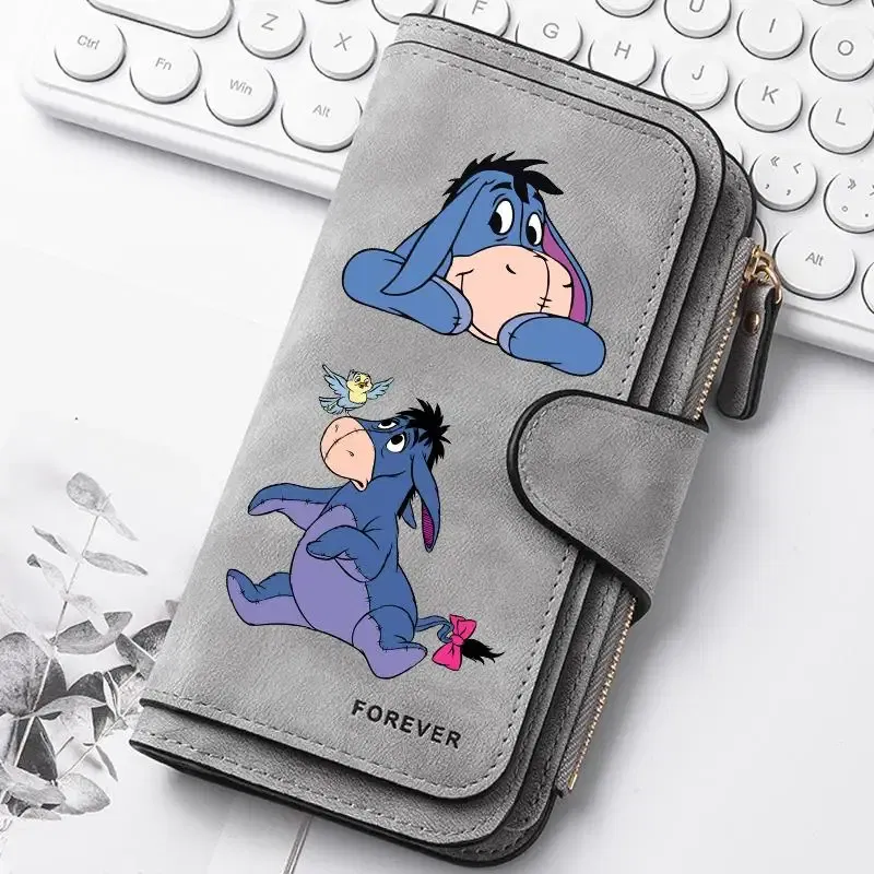 Color: black - ? Winnie the Pooh Women Wallets Card Wallet Coin Wallet Womens Bags for Girls Purse ID Wallets Female Coin Purse Girls Gift