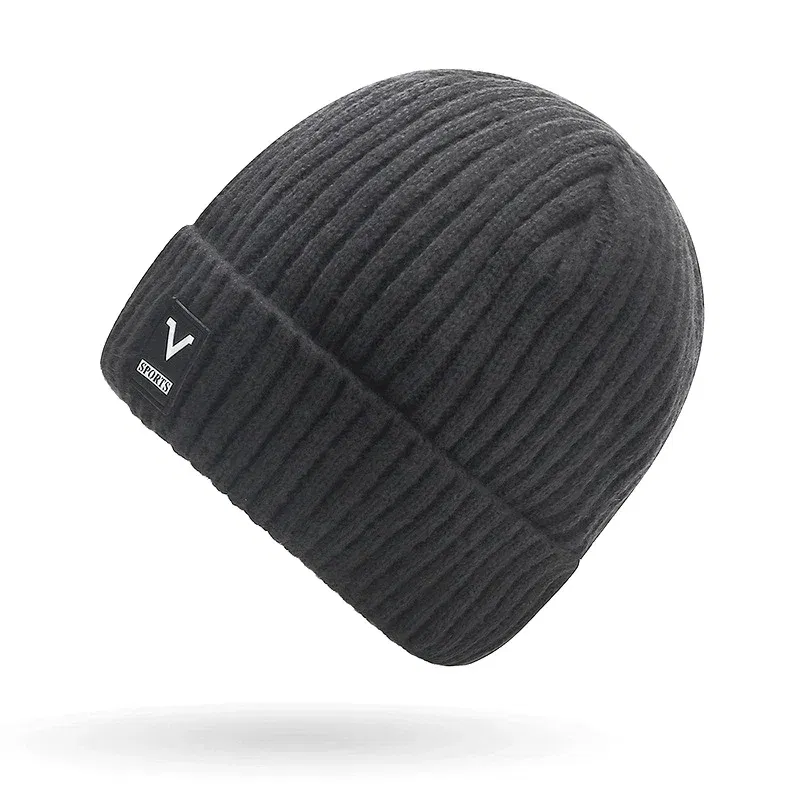 Color: black, Ships From: CHINA - Beanie Men Slouchy Knit Skull Cap Warm Stocking Hats Guys Women Striped Winter Beanie Hat Cuffed Plain Hat