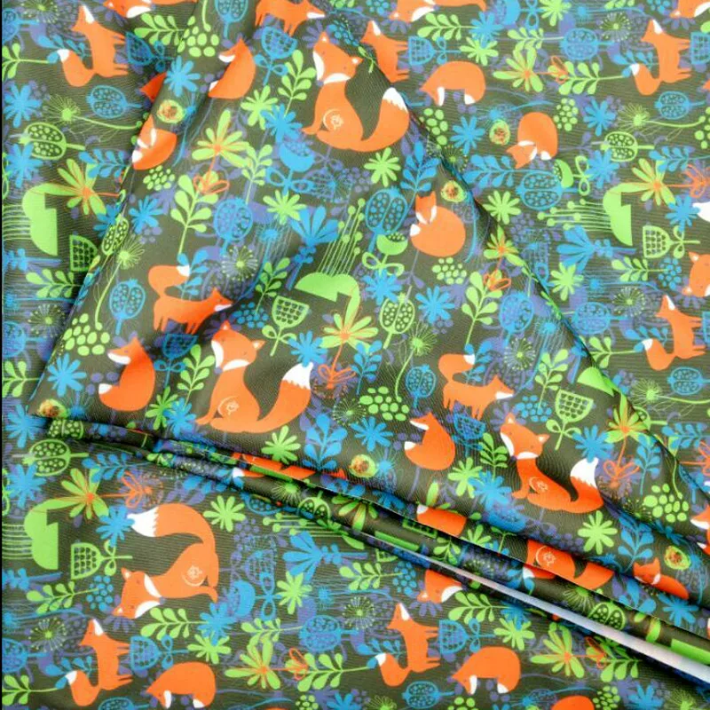 Color: Clear - 1Mx1.5M Pul Fabric Waterproof Washable TPU Handmade Polyester Fabric By The Meter Fashion DIY Cloth Diaper Material for Kids