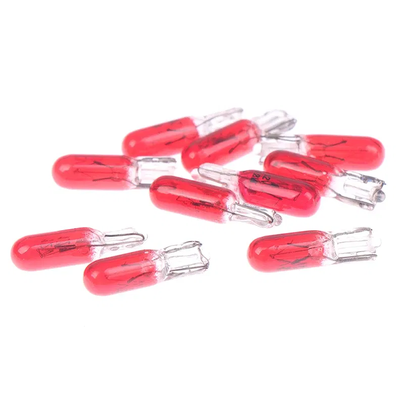 Emitting Color: Cold White - 10Pcs T5 SMD LED Car Light Automobiles Light-emitting Diode Instrument Gauge Dashboard Light Bulbs Auto Interior Indicator Lamp