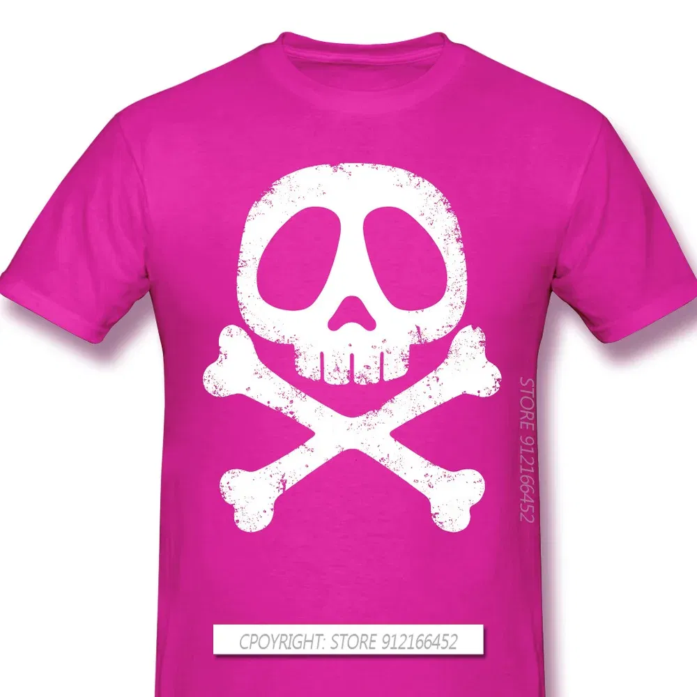 Color: Fuchsia, Size: XXL - Cool Black TShirt Space Pirate Captain Harlock Arcadia Kei Yuki Anime Homme T-Shirts Tee Pure Cotton Oversize Short Sleeve