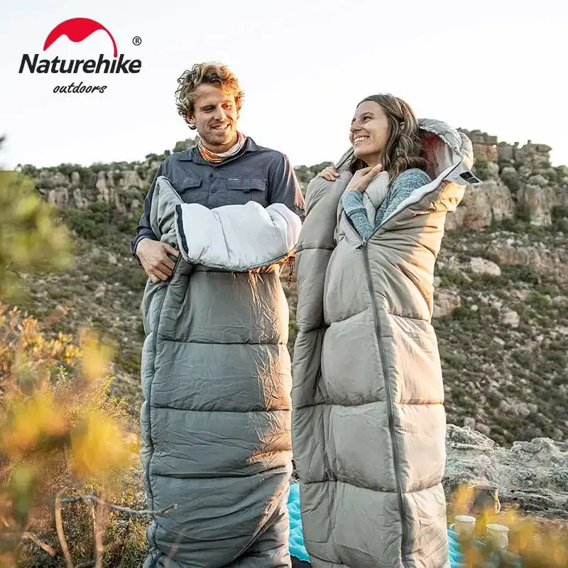 Color: light green, Ships From: CN - Naturehike Sleeping Bag M180 Lightweight Sleeping Bag M300 Double Camping Sleeping Bag M400 Machine Washable Winter Sleeping Bag