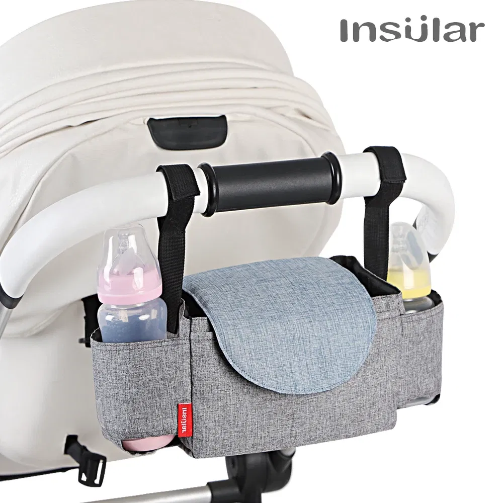 Color: Blue - Insular Diaper Bag Baby Milk Bottle Insulation Bags Mummy Storage Bag For Baby Stuff Collection Stroller Accessories Baby Care