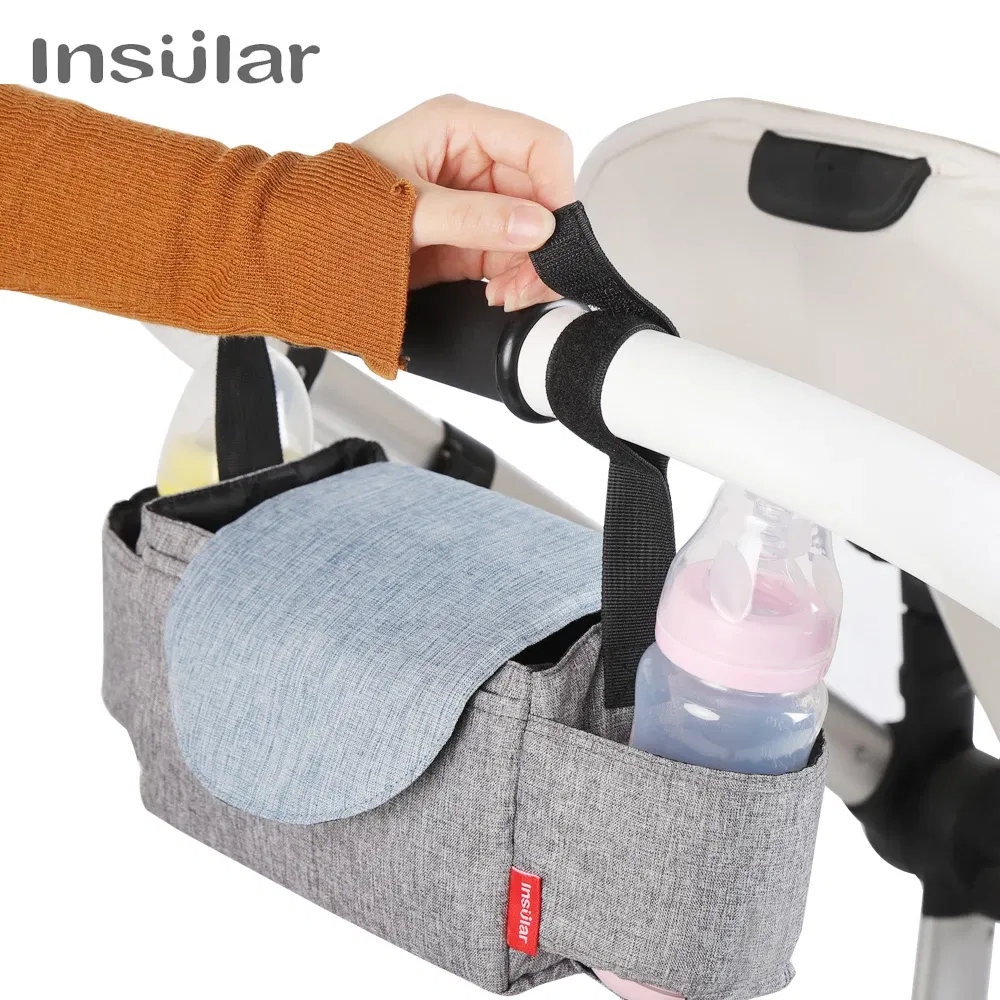 Color: Blue - Insular Diaper Bag Baby Milk Bottle Insulation Bags Mummy Storage Bag For Baby Stuff Collection Stroller Accessories Baby Care