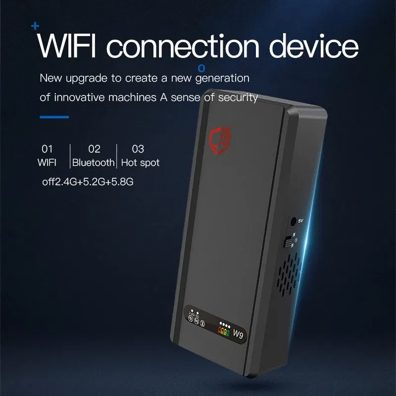 Color: Beige, Ships From: CHINA - W9 portable high-power WiFi data interception,Prevent mobile phone from connecting to WiFi hotspot Bluetooth