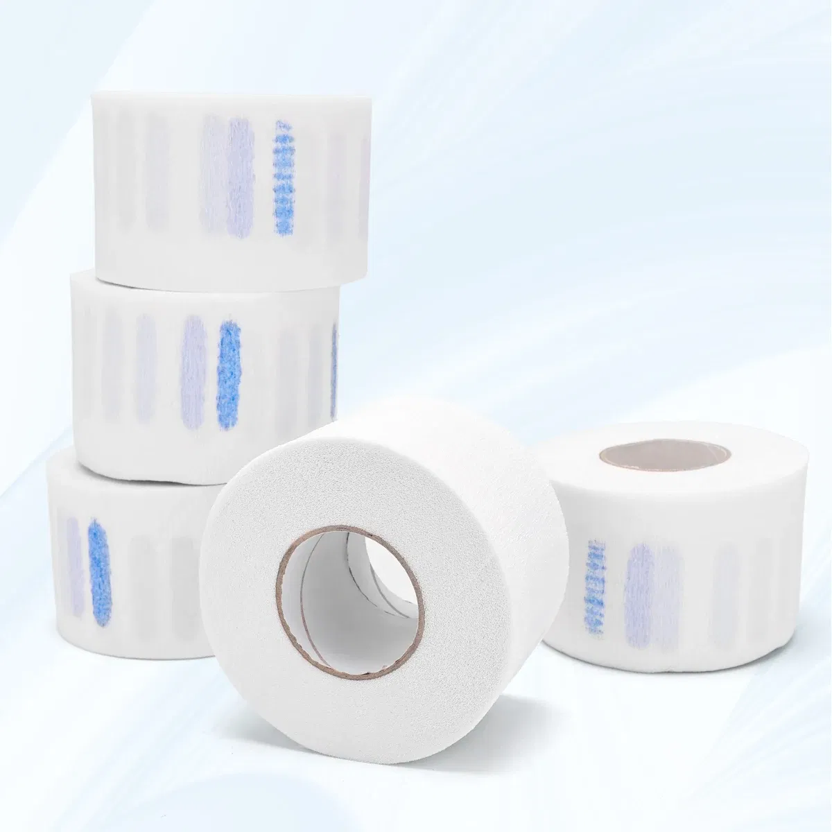 Color: Burgundy - Barbershop 1 Roll Protection Hairdressing Neck Paper Disposable Hair Cutting Accessory Supplies