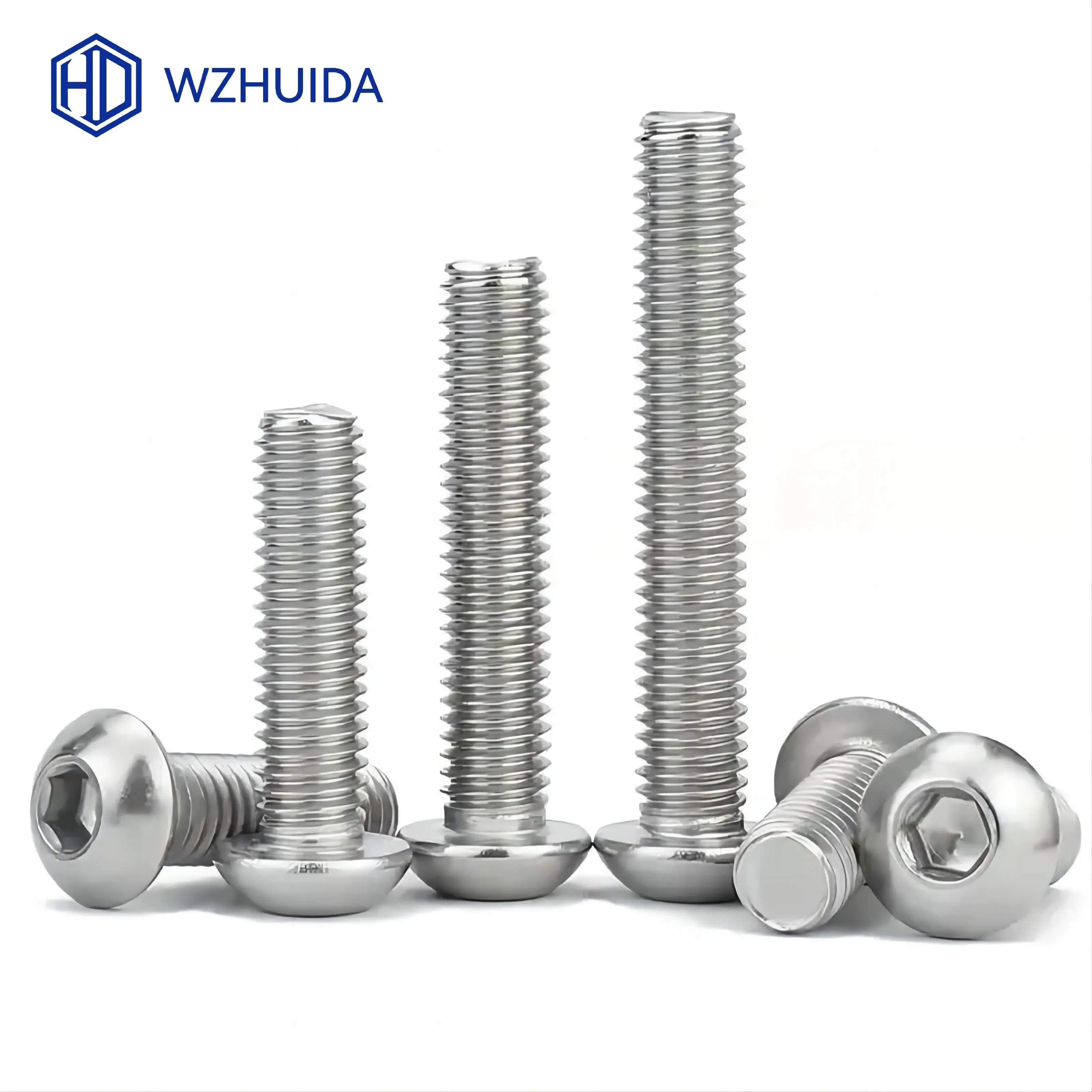 Size: M5.5, Length: 3mm - 5-50pcs M2 M3 M4 M5 M6 M8 M10 Hex Socket Button Head Cap Screws Stainless Steel ISO7380