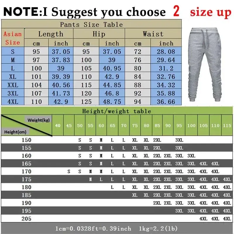 Color: WHITE, Size: XXL - Autumn And Winter Men Pants New In Men's Clothing Casual Trousers Sport Jogging Tracksuits Sweatpants Harajuku Streetwear Pants