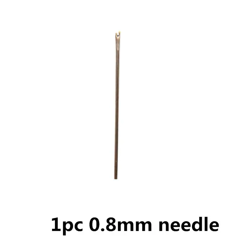 Color: Black - 1set DIY Doll Hair Toll Set 0.6/0.8mm Doll Hair Rooting Reroot Rehair Tool