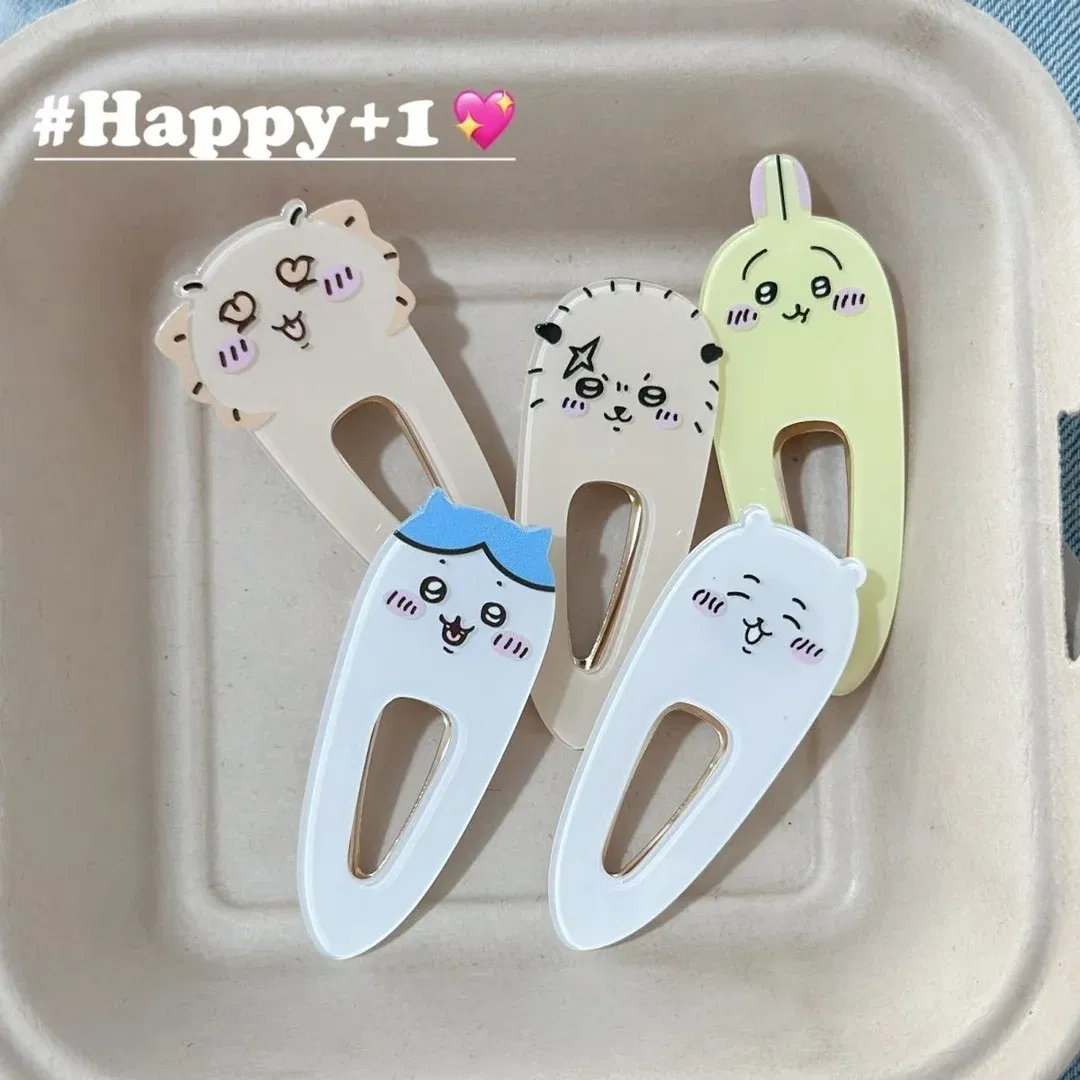Color: Black - Japanese New Girls Cute Cartoon Hairpins Kids Lovely Hair Clips Barrettes Headband ハチワ?¬ ち?„?‹?‚? Fashion Hair Accessories