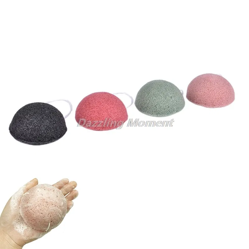 Color: Yellow - Makeup Konjac Sponge Exfoliator Cleanse Konjac Sponge Natural Konjac Konnyaku Puff Face Wash Cleaning Sponge