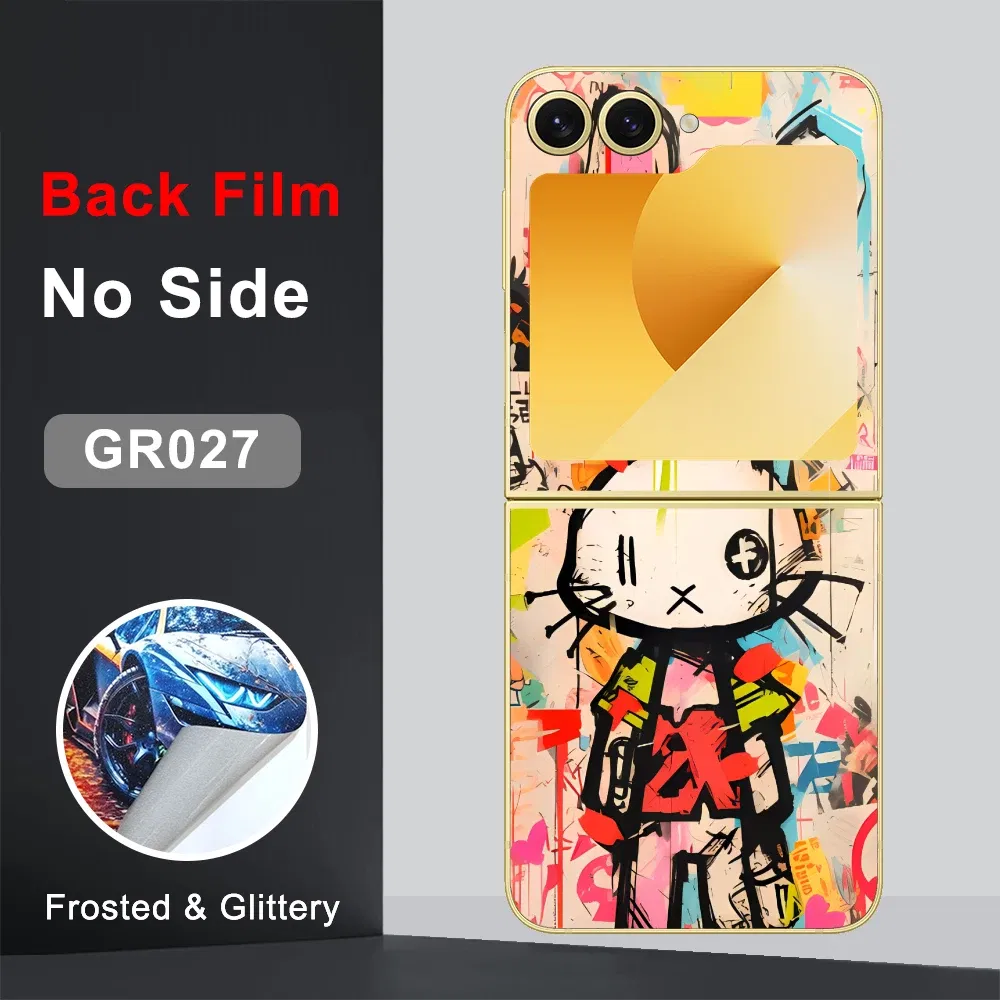 Color: Frosted, Bundle: Bundle 20 - CASEKiTTY Skin For Galaxy Z Flip 5 Back Film Samsung Z Flip 6 Sticker Flip 4 3 Protective Decal Wrap Back Cover Screen Protector