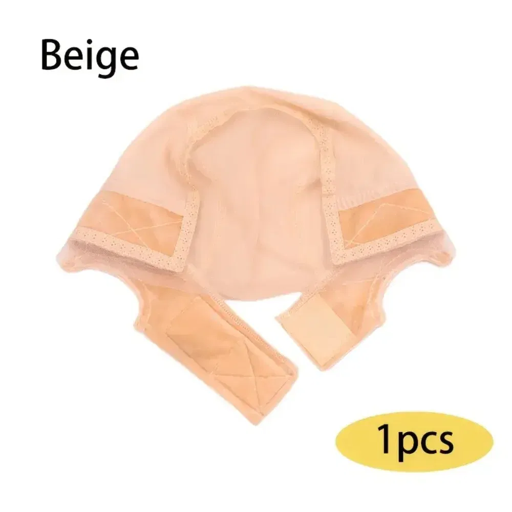 Color: Light Brown - Lace Wig Grip Cap Wig Grip Band for Lace Front Wigs to Keep Wigs in Place, Adjustable Wig Cap with Grip Band Non Slip Cap