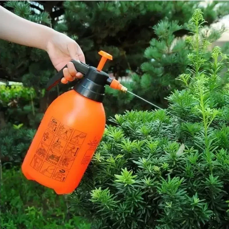 Color: Light Yellow - 2.0/3.0L Car Washing Pressure Spray Pot Auto Clean Pump Sprayer Pressurized Spray Bottle GardeningTools