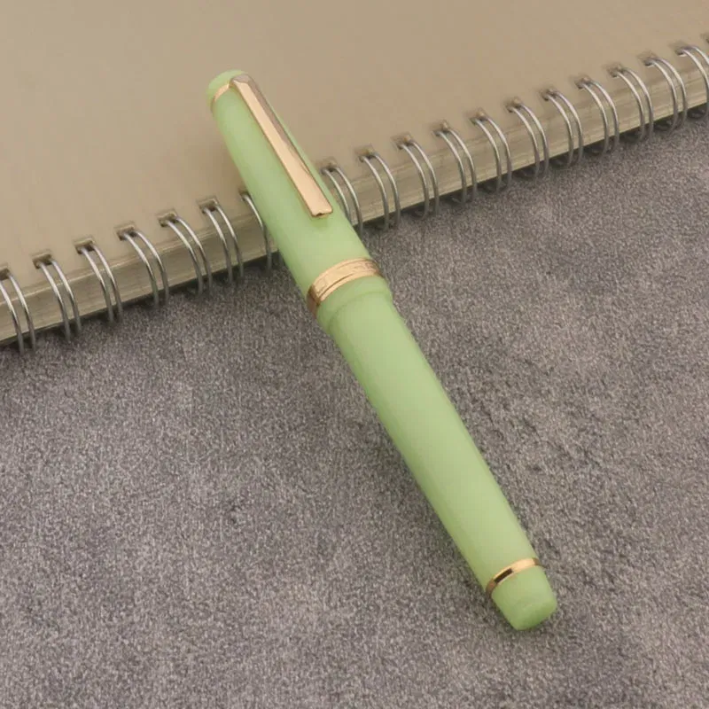 Color: Chocolate - JinHao 82 Fountain Pen Color match Dip in water Glass Nib Stationery Office School Supplies Ink Pens