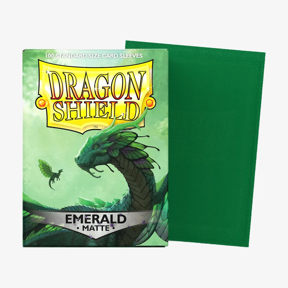 Color: SIX - 100 PCS/BOX Colorful Matte Dragon Shield Cards Sleeves Cards Cover Matte Cards Protector for Magic MGT/Star Card Board Games