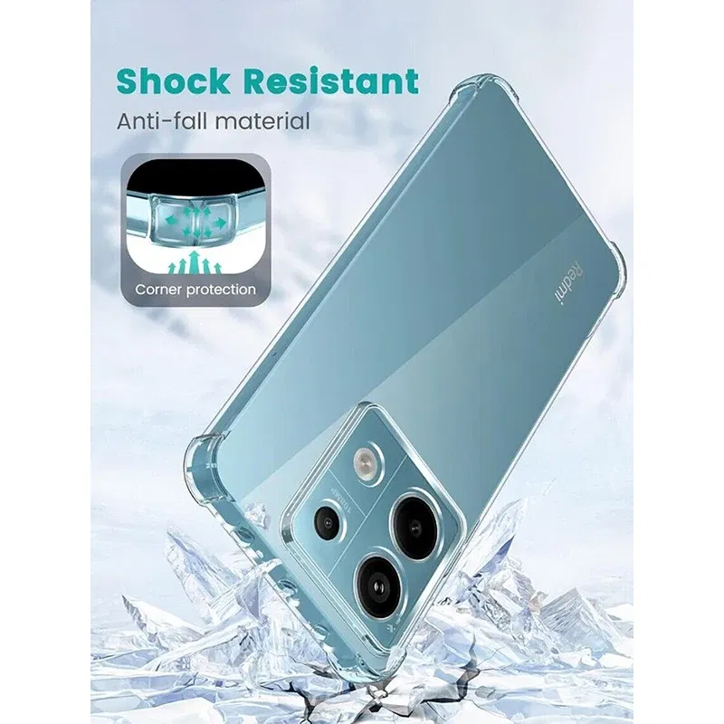 Color: camel - Luxury Clear Shockproof Case For Xiaomi Redmi Note 13 12 11 Pro Plus Phone Cover on Redmi Note 10 9 PRO MAX 10S 9S Back Cover