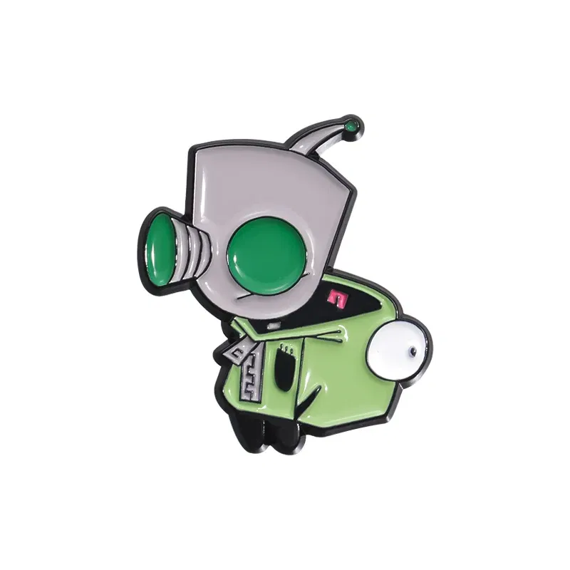 Metal color: Antique Copper Plated - Cartoon Anime Brooch Enamel Pins Custom Metal Animal Badges Lapel Accessories Sweater Women Men Jewelry Gift Friends Wholesale