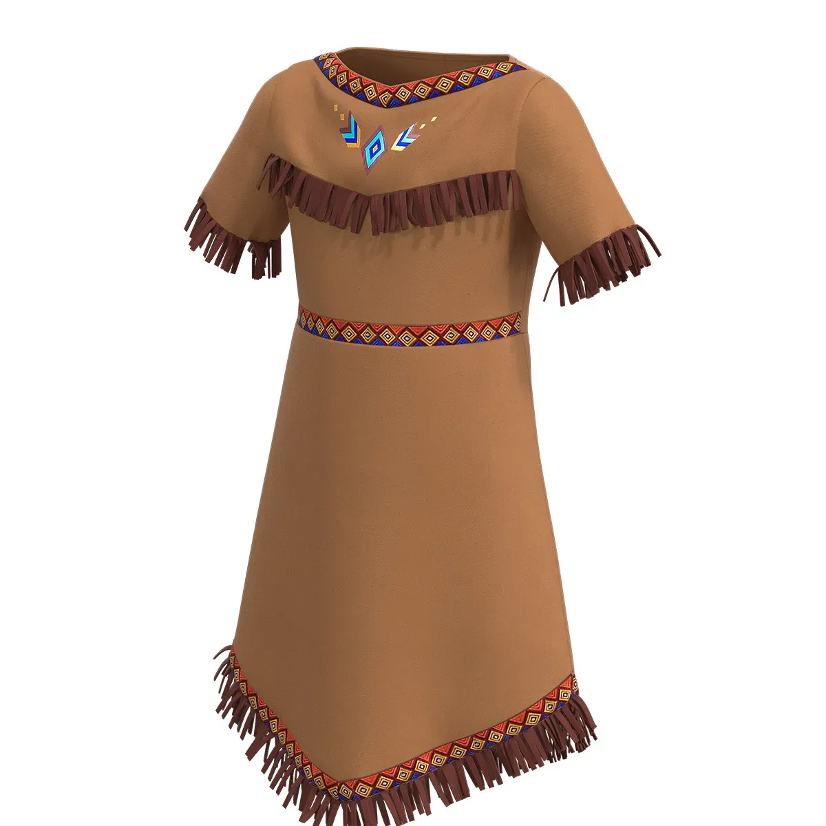 Color: Beige, Size: XS - Women cosplay Indian Princess Costumes 2023 Adult Kids Girls Huntress Costume Christmas Halloween Party Mardi Gras Fancy Dress