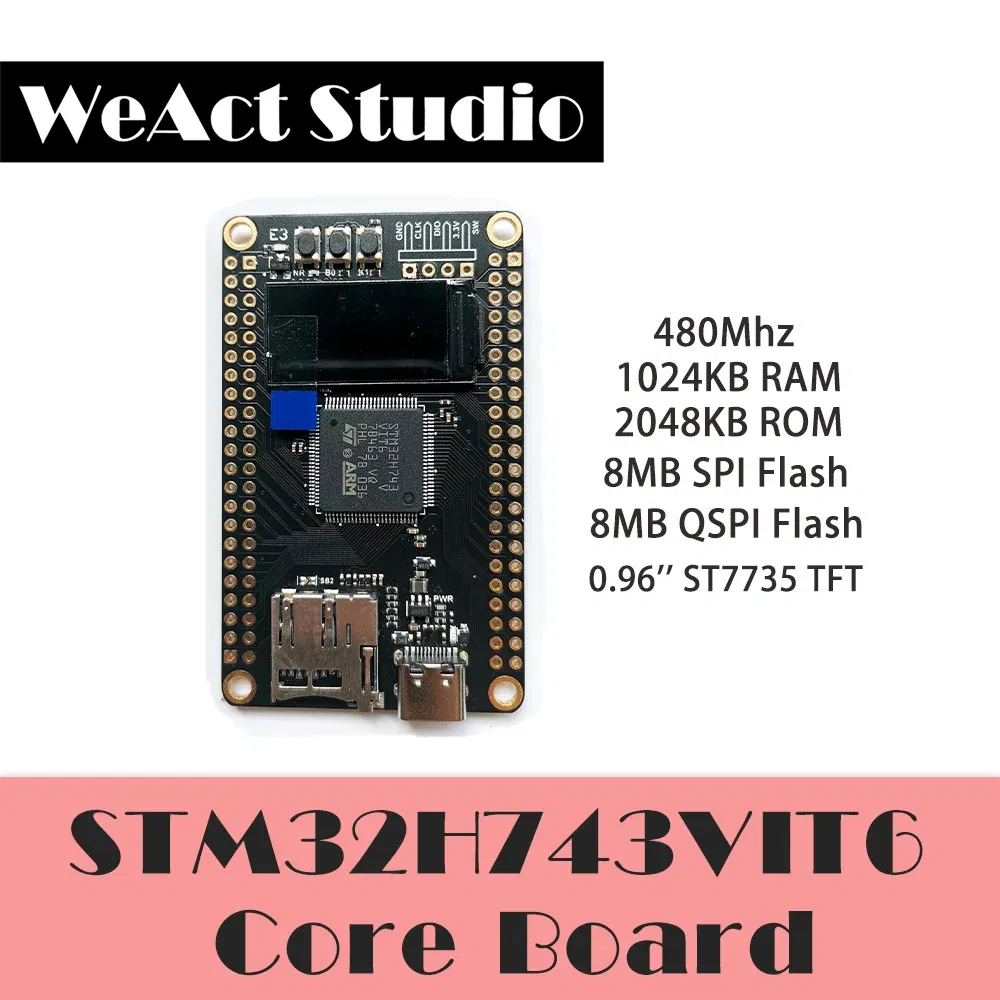 Color: Beige - WeAct STM32H743 STM32H743VIT6  STM32H7 STM32 Demo Board Core Board