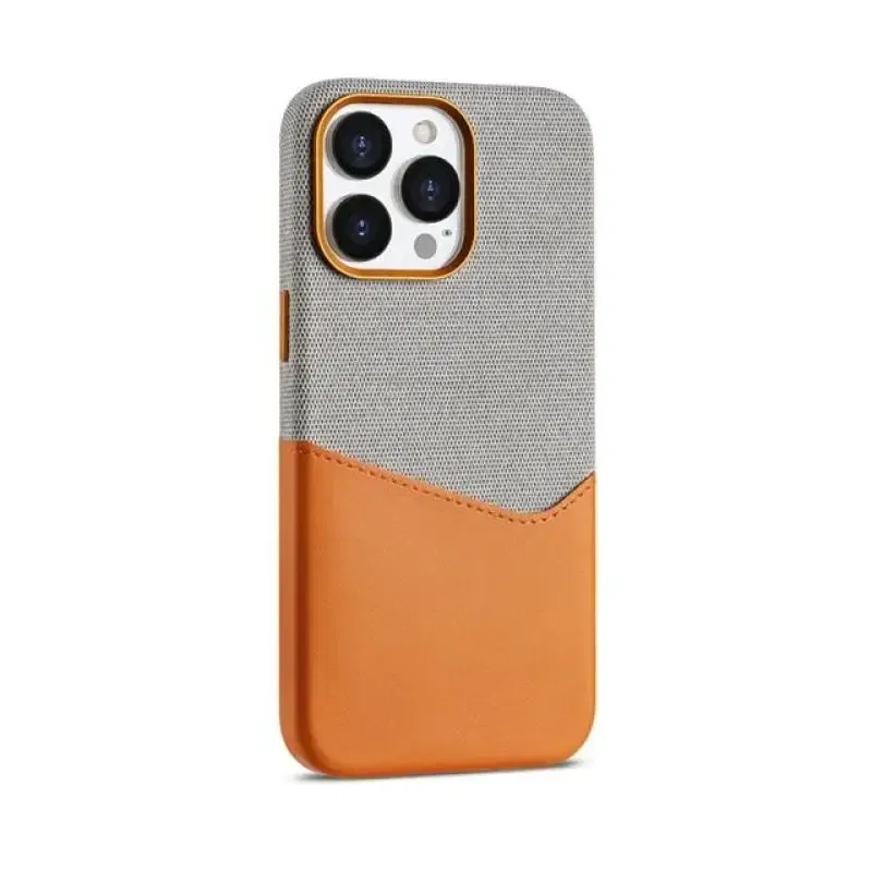 Color: Black, Material: Plastic - Card Holder MagSafe Leather Phone Case For iPhone 15 14Pro Max 13 14 Pro 12 Pocket Wireless Charging Alloy Lens Hit Color Cover