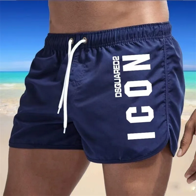 Color: Green, Size: S - Summer men's luxury beach pants clothing quick dry gym jogging sexy shorts vacation casual swimming trunks