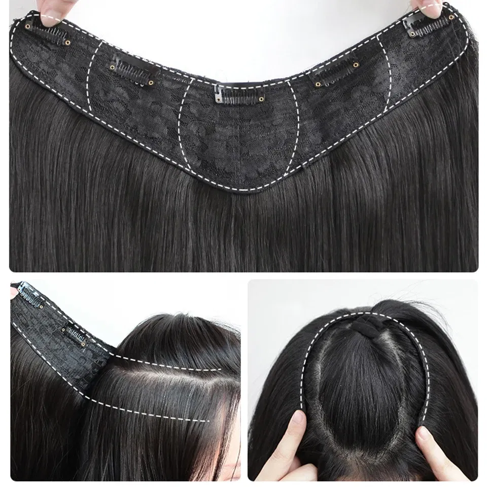 Color: T27/30/4 - AOSI Part Synthetic Clip In Hair Extension Long Thick Curly Natural Blonde Flase Hair Hairpieces For Women Heat Resistant