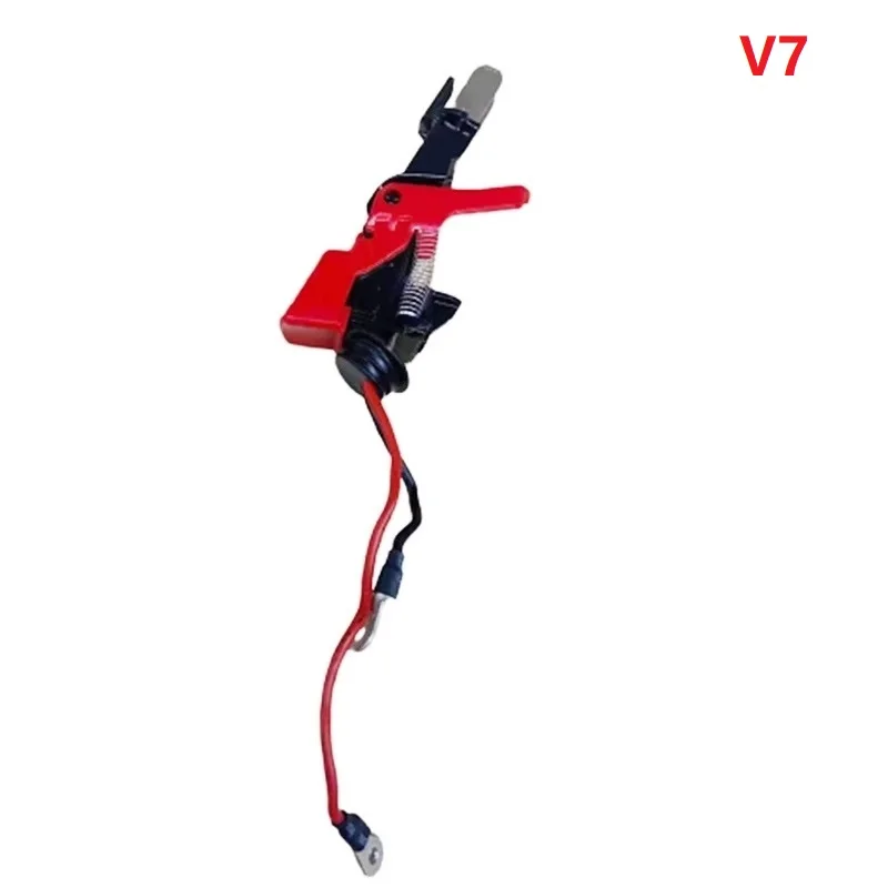 Color: Light Grey - Original For Dyson V7 V8 Vacuum Cleaner Switch Assembly Vacuum Cleaner Spare Parts Replace Accessories