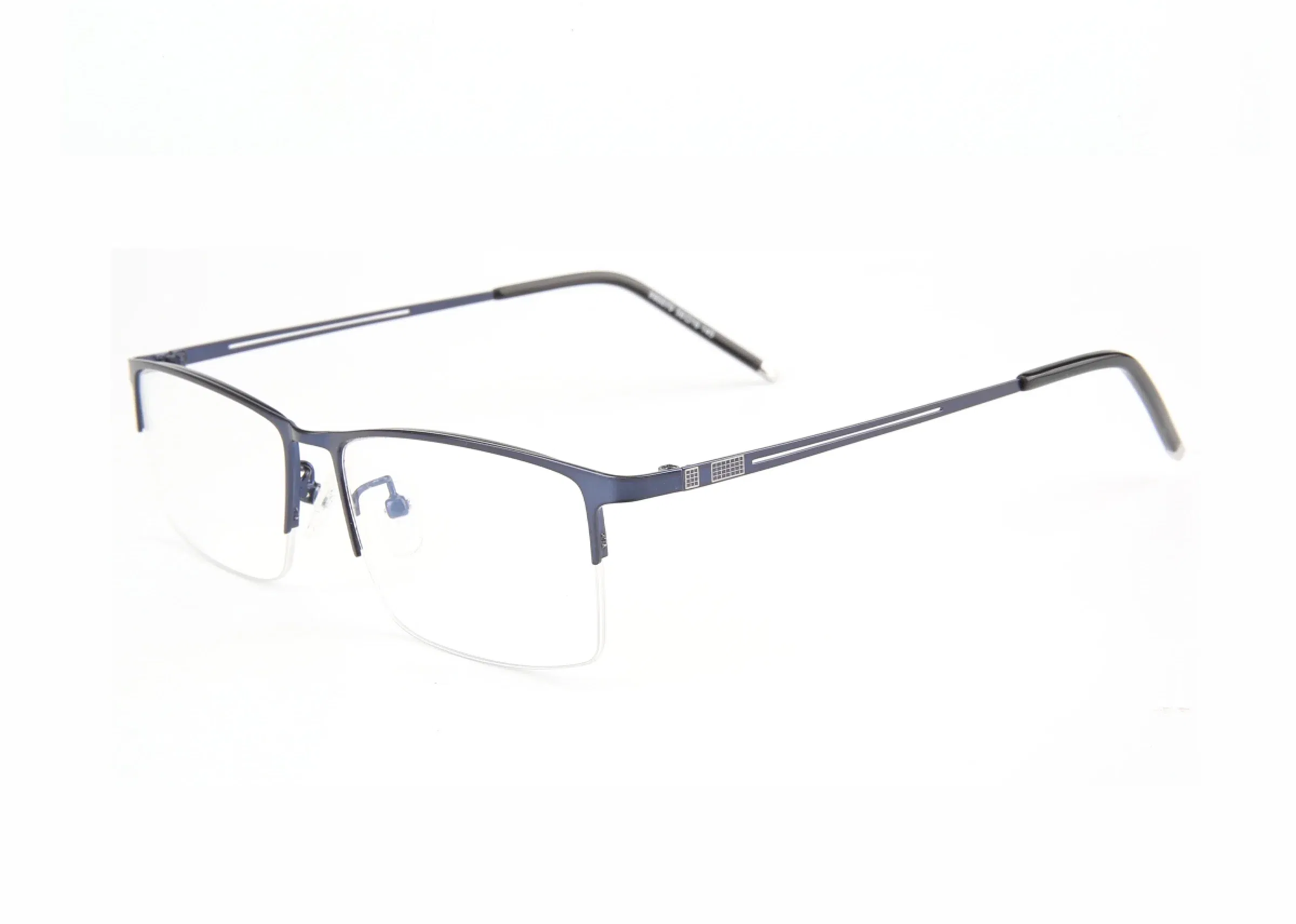 Frame Color: WHITE, Eye Prescription: +600 - Sun Photochromic Finished Myopia Glasses Women Men Metal Half Frame Chameleon Short-sight Eyewear0 -0.5 -0.75 -1.0 To -6.0