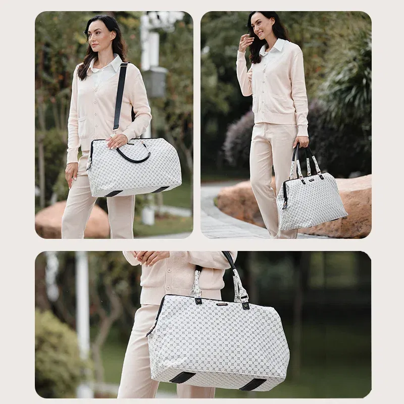 Color: black, Ships From: CHINA - Sunveno Mommy Travel Bag 4 In 1 Diaper Tote Mommy Bag Durable Wide Opening for Quick Access Stylish & Practical