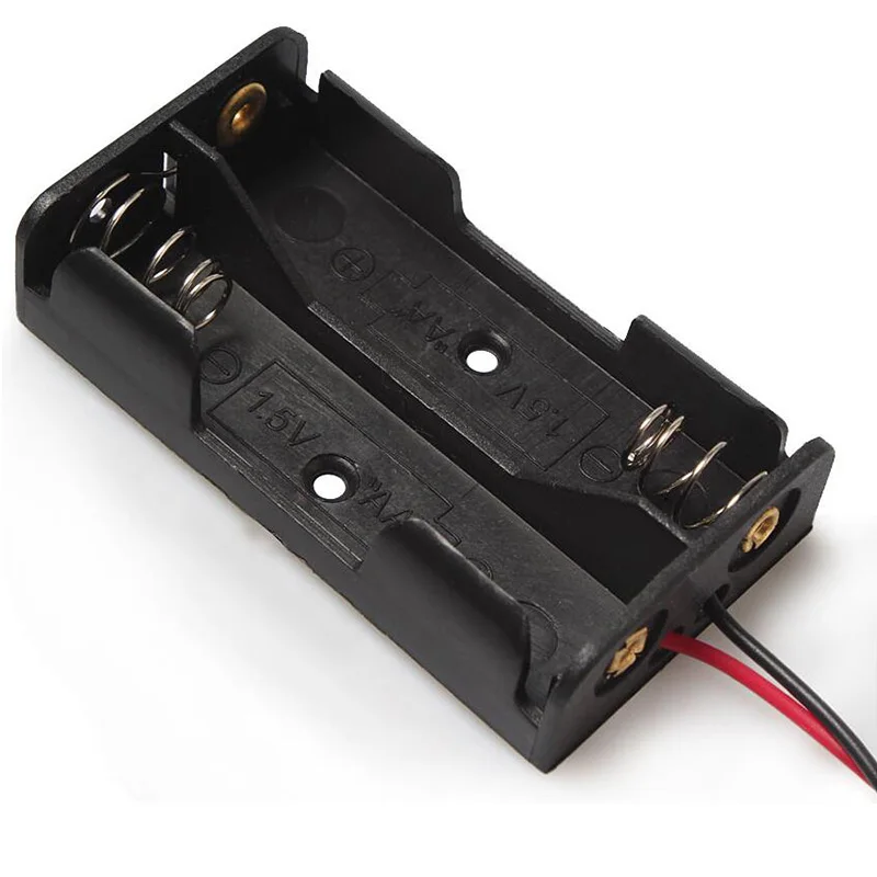 Color: Other - DIY New 1 2 3 4 6 8 Slots AA Battery Case Box AA LR6 HR6 Battery Holder Storage Case With Lead Wire Bateria Protection Container
