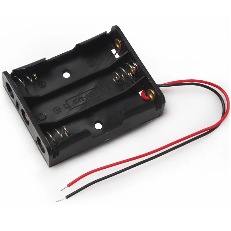 Color: Other - DIY New 1 2 3 4 6 8 Slots AA Battery Case Box AA LR6 HR6 Battery Holder Storage Case With Lead Wire Bateria Protection Container