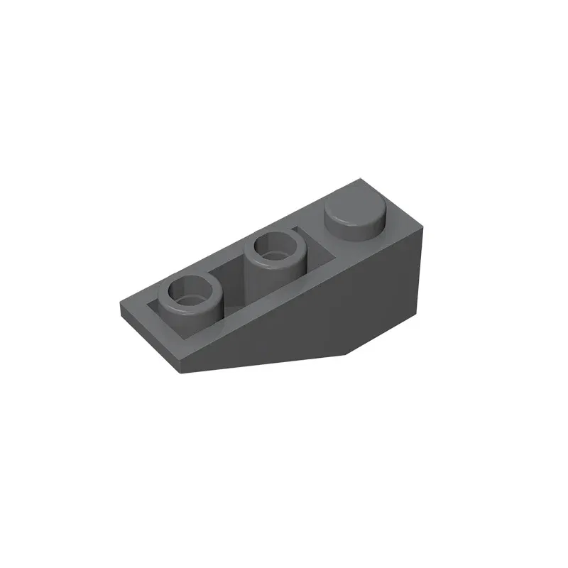 Color: green - Gobricks GDS-596 Slope, Inverted 33 3 x 1 compatiblewith lego 4287 pieces of children's toys Assembles Building Blocks Technical
