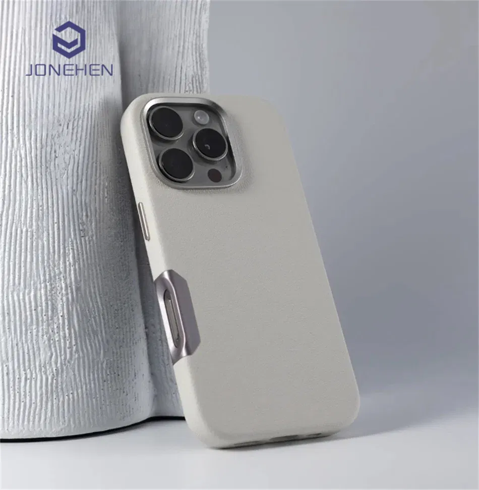 Color: Blue, Material: TPU - For Magsafe Leather High Quality Alloy Camera Button Magnetic Case For iPhone 16 Pro Max 16pro Wireless Charge Shockproof Cover