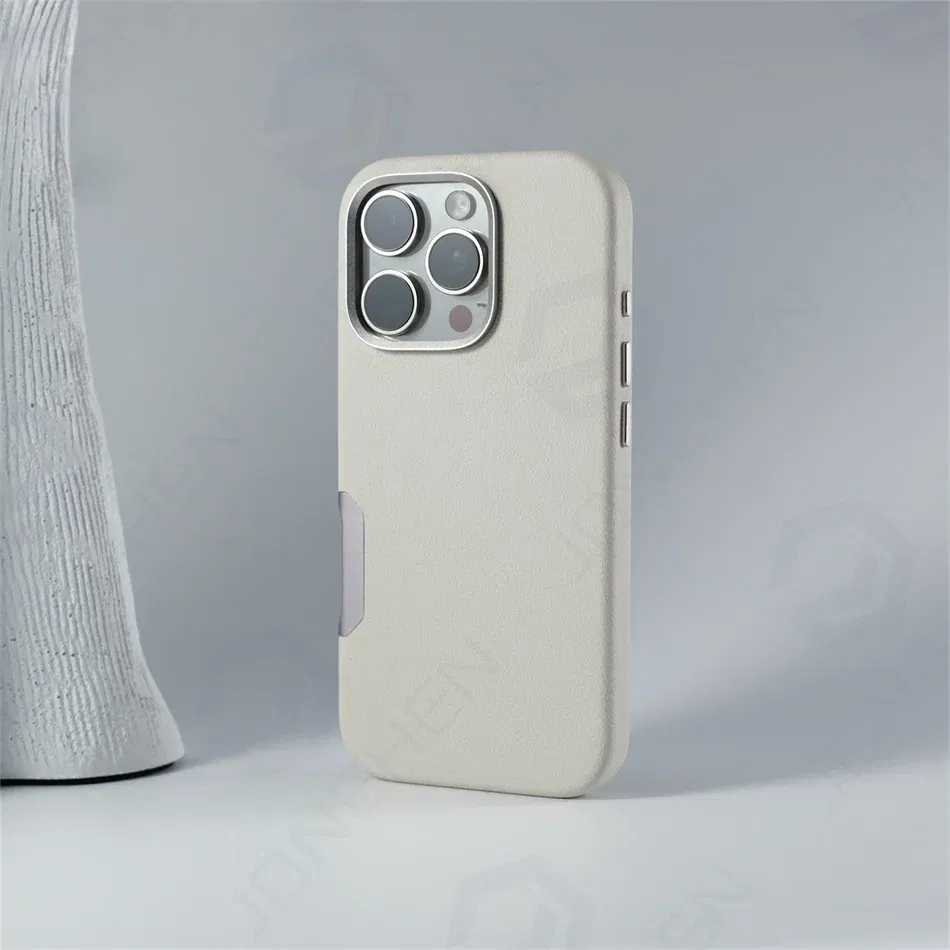Color: Blue, Material: TPU - For Magsafe Leather High Quality Alloy Camera Button Magnetic Case For iPhone 16 Pro Max 16pro Wireless Charge Shockproof Cover