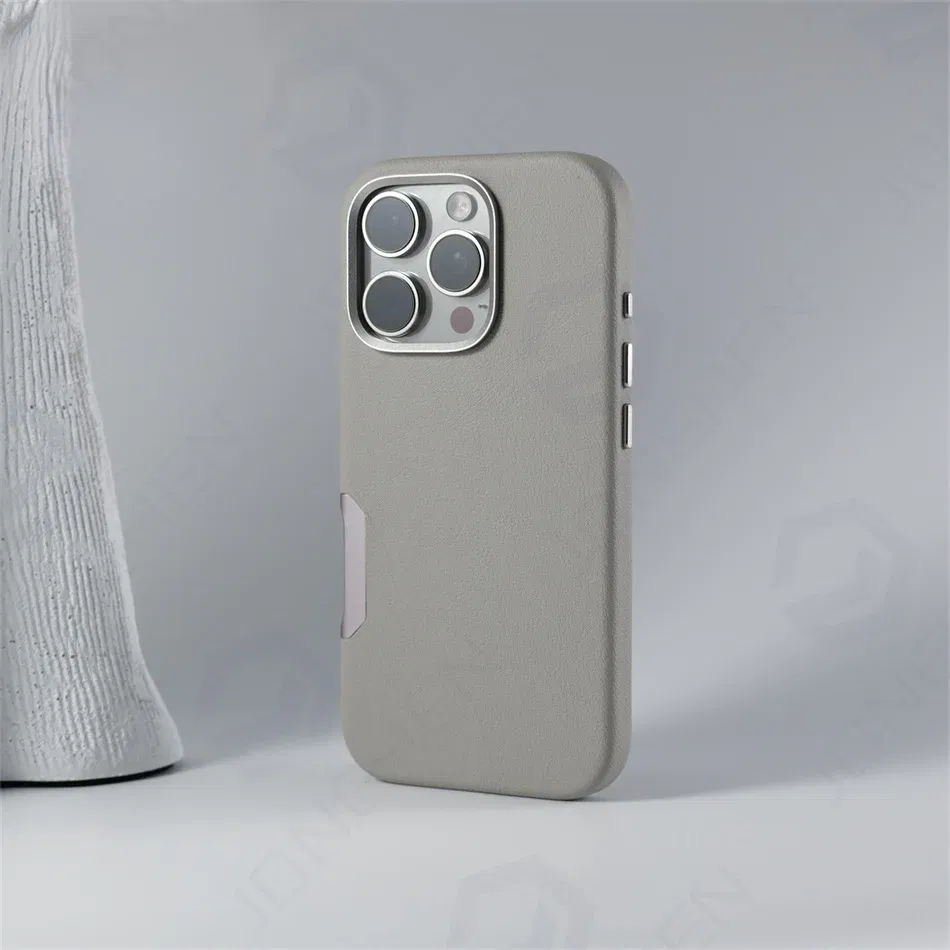 Color: Blue, Material: TPU - For Magsafe Leather High Quality Alloy Camera Button Magnetic Case For iPhone 16 Pro Max 16pro Wireless Charge Shockproof Cover