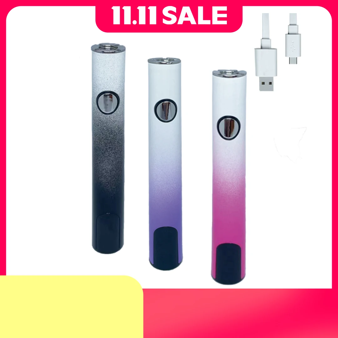 Color: PURPLE - 1PCS510 threaded battery pen soldering iron with USB-C fast charging interface, soldering kit with three gradient color options