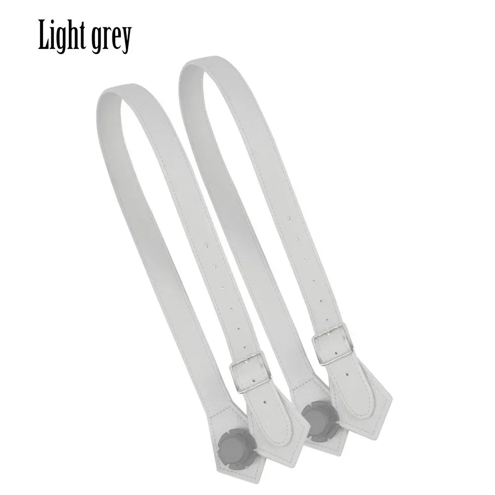 Color: Light Grey - TANQU Diamond Shaped Variable Handle for Obag Long Adjustable Handles with Drop Buckle for O Bag for EVA Bag Body